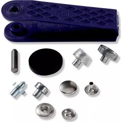 Prym Boutons-Pression Anorak Argent 12mm (10 pièces)