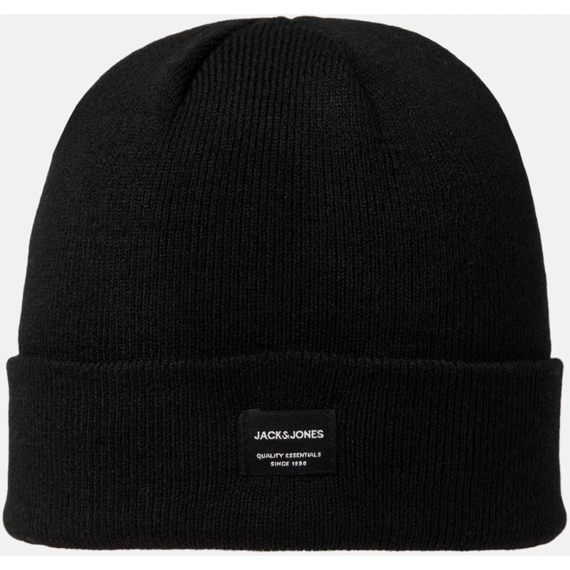 Jack & Jones DNA Cotton Beanie Noir Homme