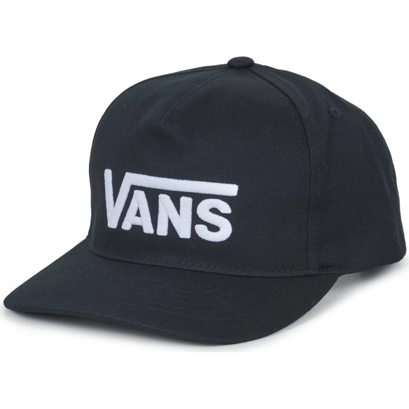 Vans Snapback Drop V Logo Noir-Blanc 100% Coton