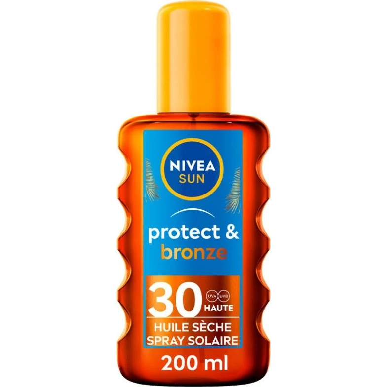 Nivea Sun Protect & Bronze Oil Sec SPF30 200ml