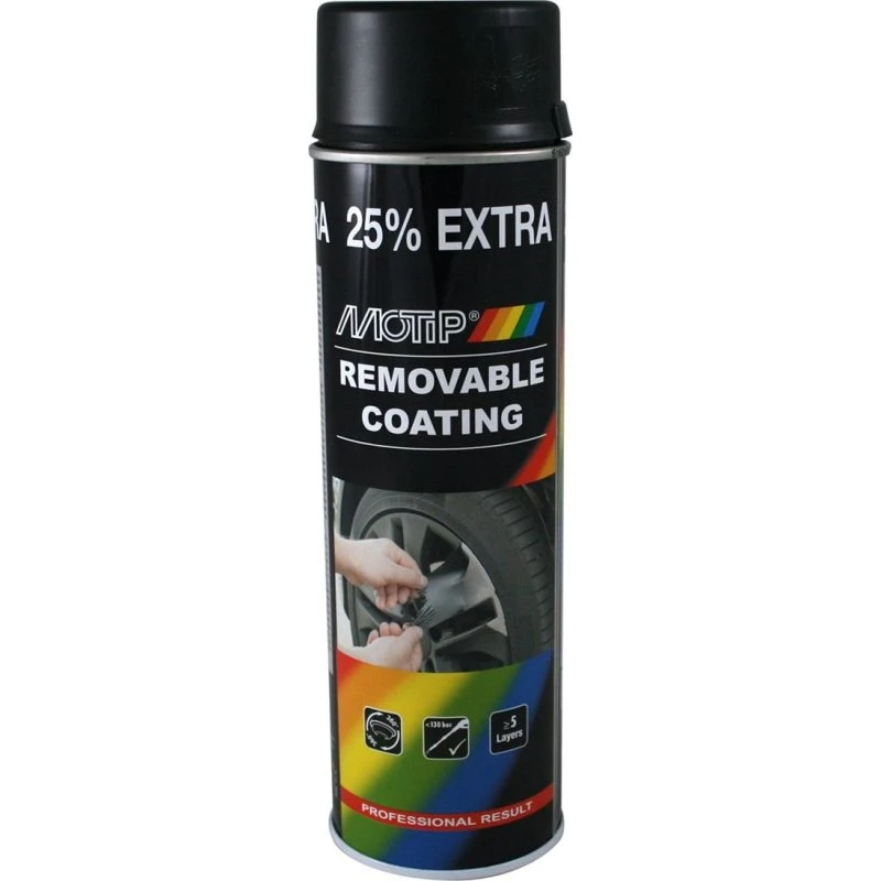 MoTip SprayPlast Noir Mat 500ml