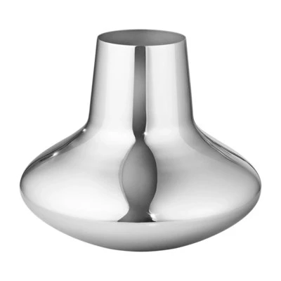 Georg Jensen Vase Henning Koppel Acier Inoxydable 22,5 cm