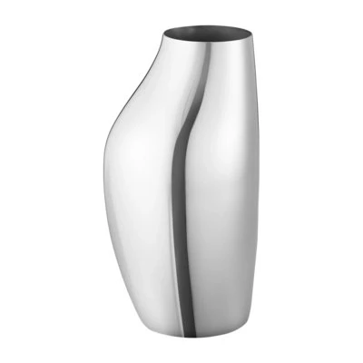 Georg Jensen Sky Vase Acier Inoxydable Miroir 27 cm
