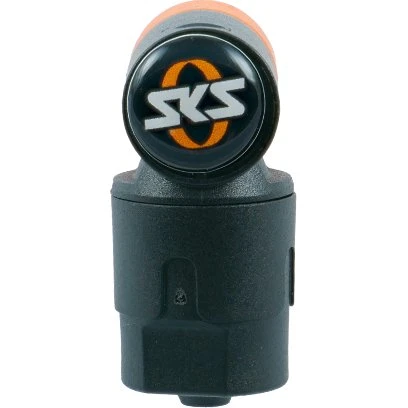 SKS - Tête de pompe Schwalbe Clik Valve Noir/Orange