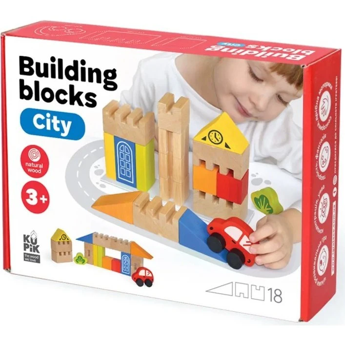 Igroteco Blocs de construction City 18 pièces