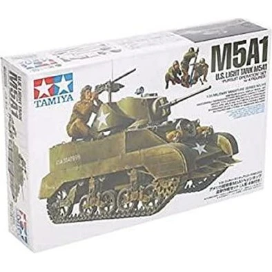 Tamiya M5A1 1/35 avec 4 figurines