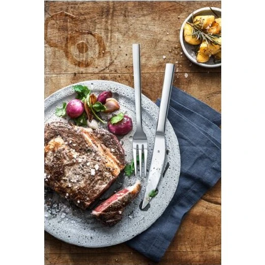 WMF Nuova – Set de 12 Couverts à Steak en Acier Inoxydable