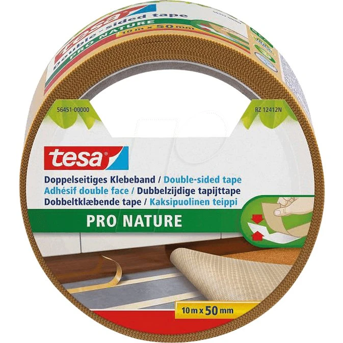 Tesa Eco Fixation Double Face 10 m Blanc