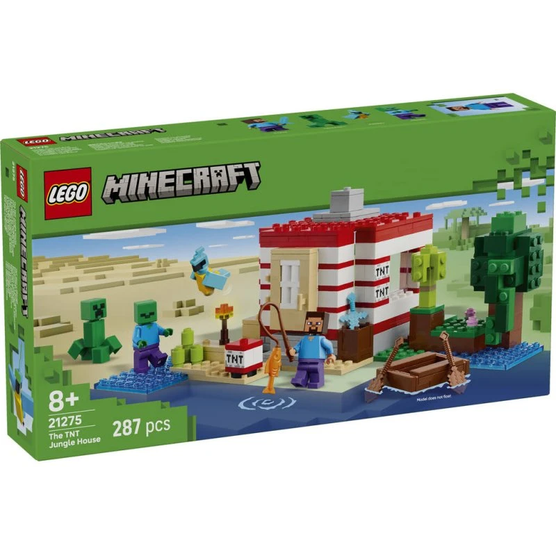 LEGO Minecraft 21275 Maison en TNT de la Jungle