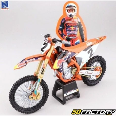 NewRay KTM SX-F 450 Cooper Webb 2 1/12e Orange