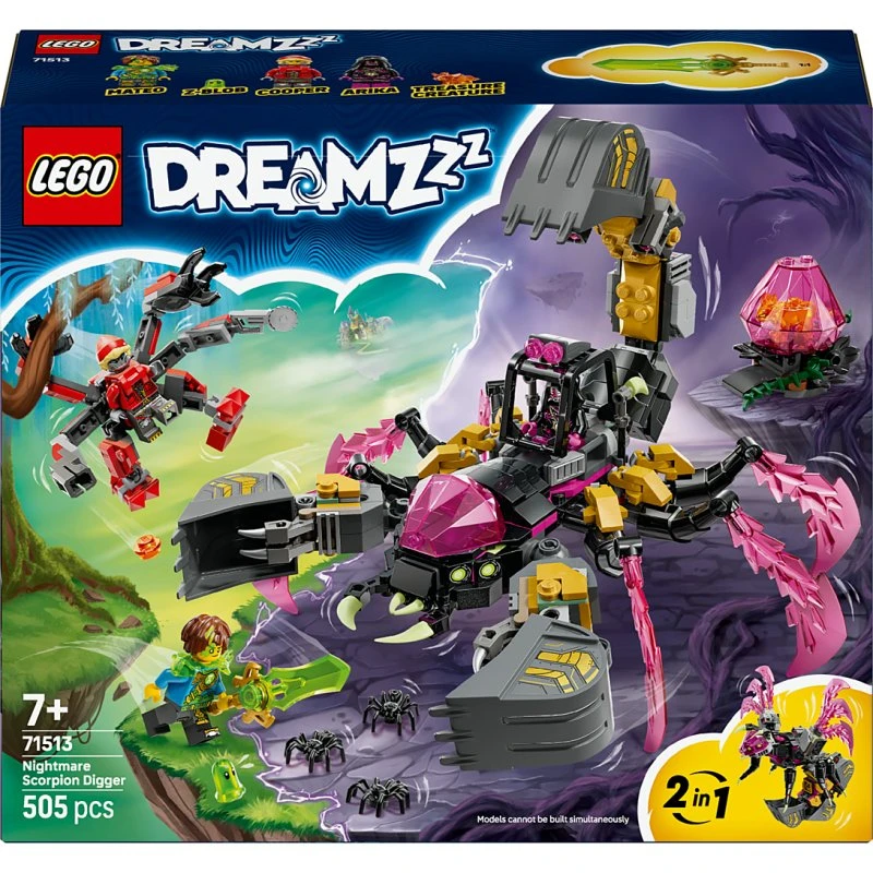 LEGO DREAMZzz Pelleteuse Scorpion des Cauchemars 71513