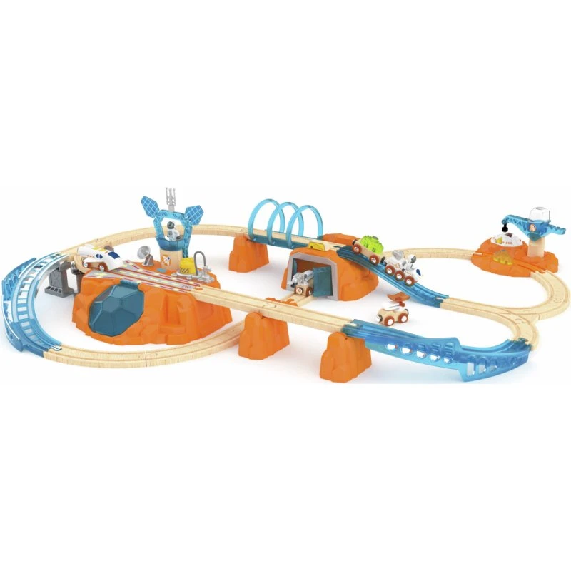 Hape Circuit Train Mission Spatiale sur Mars XL