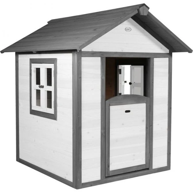 AXI Lodge Maisonnette Blanche en Bois 94x102 cm