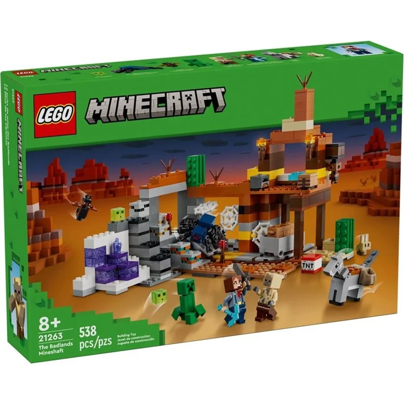 LEGO® Minecraft™ La Mine des Badlands (21263)