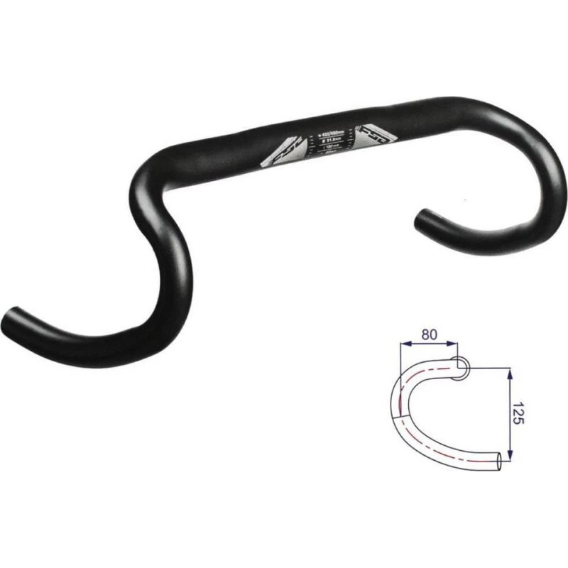 FSA Adventure Compact Guidon 31.8mm Noir 420mm