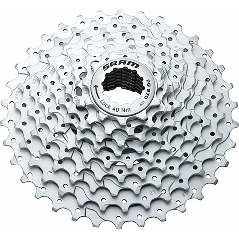 SRAM PG-970 Cassette 9 Vitesses 11-32T Argent