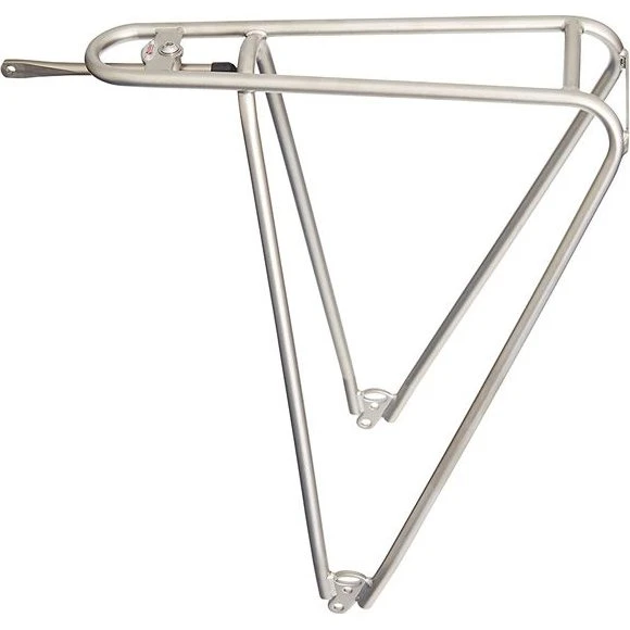 Tubus Fly Porte-bagages acier inoxydable 26/28'' argent