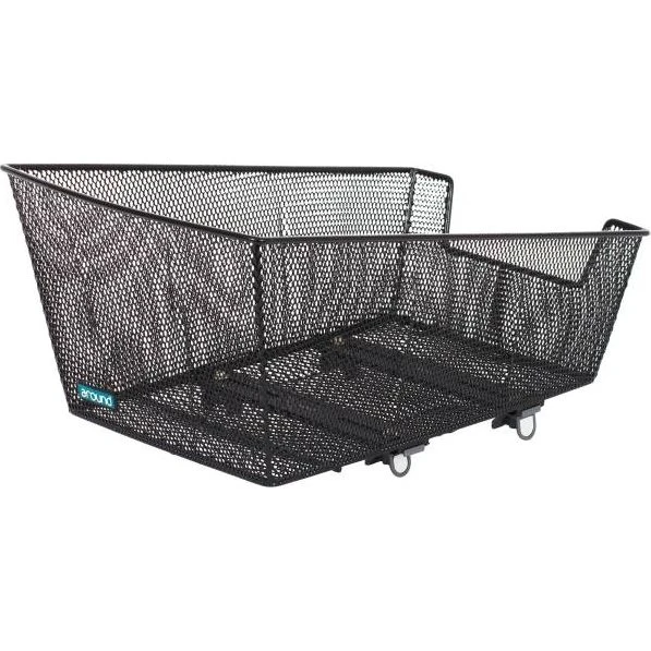 Black College Basic Panier Arrière Vélo 52x31x22 cm Noir
