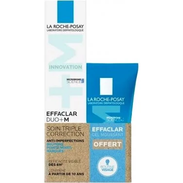 La Roche-Posay Effaclar Duo+M 40 ml + Gel Moussant Purifiant 50 ml