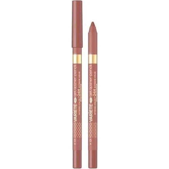 Eveline Cosmetics Gel Lipliner 24h Étanche 01 Nu