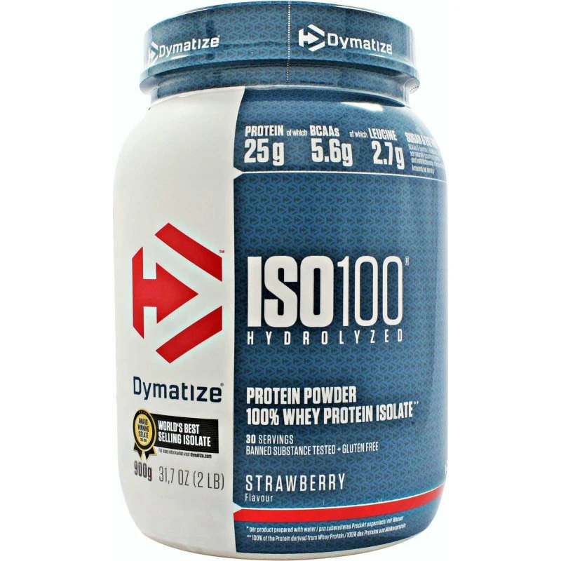 Dymatize ISO100 900g - Isolat de lactosérum hydrolysé