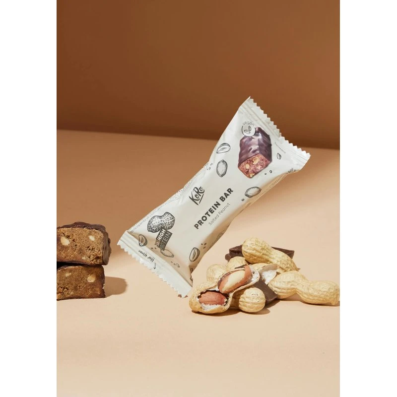 KoRo Barre Protéinée Vegan Cacahuète Salée Bio 50g