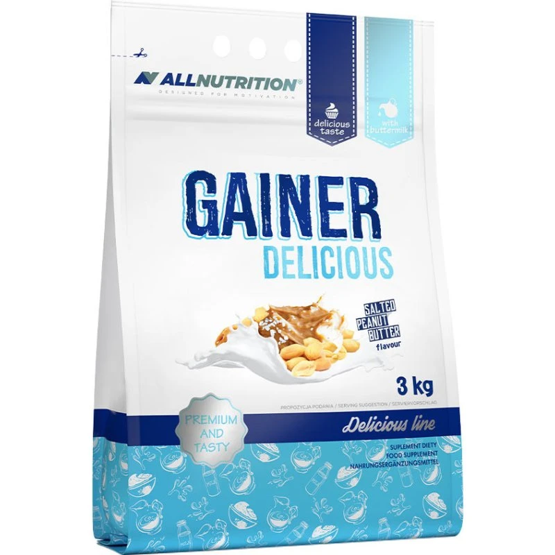 ALLNUTRITION Gainer Delicious - Beurre de cacahuète salé (3000 g)