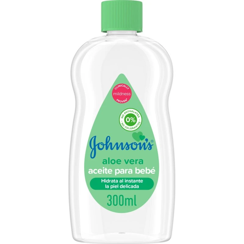 Johnson's Baby Huile Aloe Vera Peau Délicate 500 ml