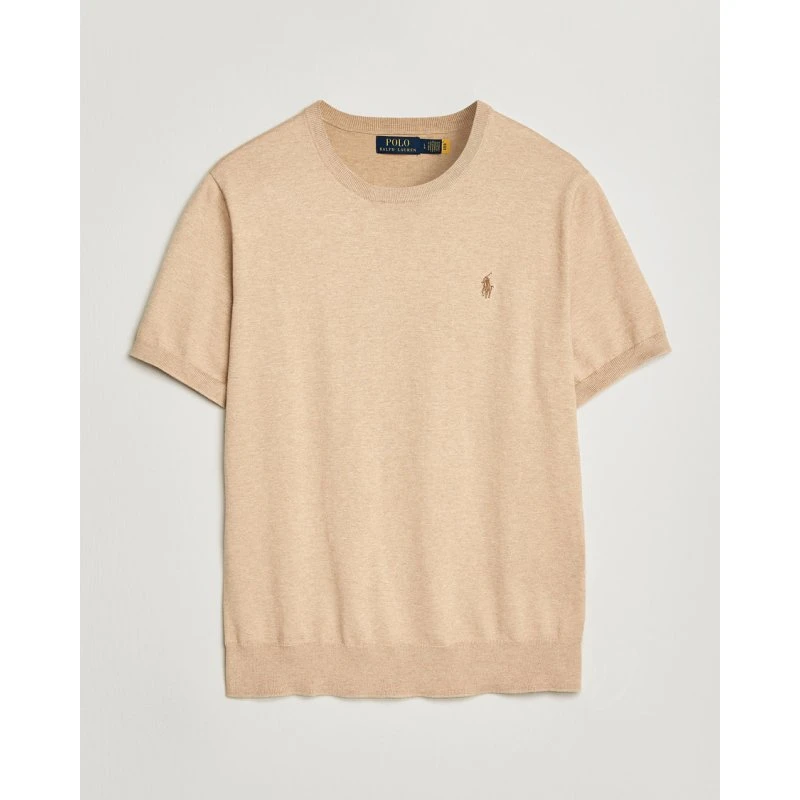 Polo Ralph Lauren T-shirt Collier Camel Melange