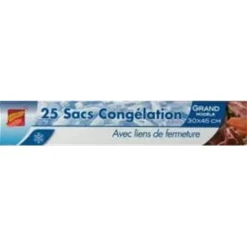 PUBLI EMBAL Sac congélation 22x35 cm X50