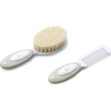 Jané Set peigne + brosse en soie naturelle pour bébé