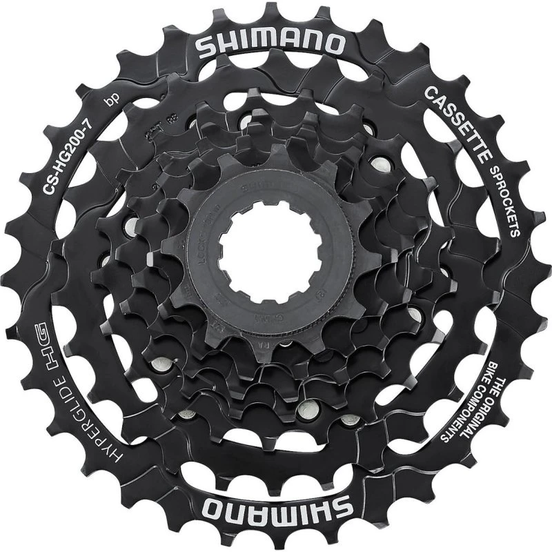 Shimano Alivio CS-HG200 7V 12-32T Brun