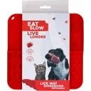 Eat Slow Live Longer Lick Mat Rectangle Vert