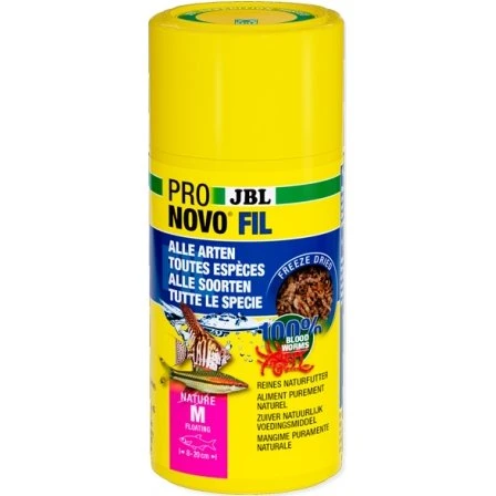 JBL ProNovo Fil M - Larves de moustiques rouges lyophilisées 100 ml