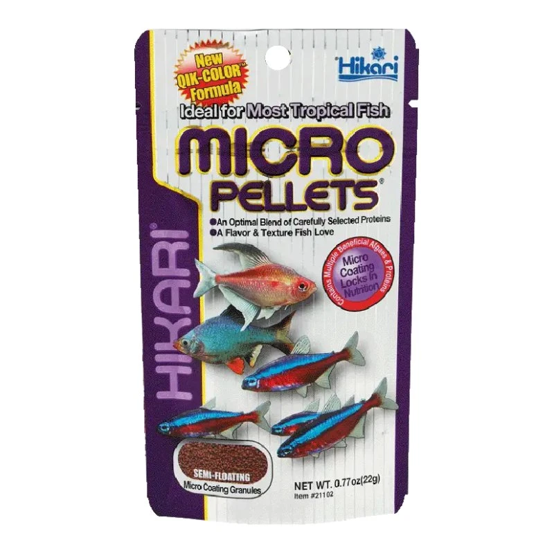 Hikari Micro Pellets 22g - Nourriture pour petits poissons