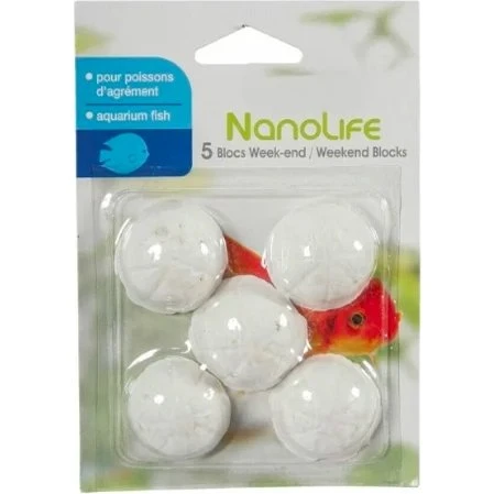 ZOLUX Blocs Week-End Nourriture pour Poissons Lot de 8