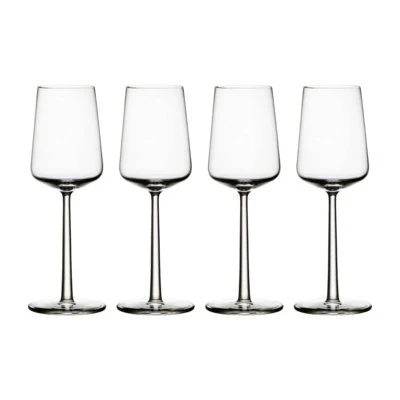 Iittala Essence - Verres à Vin Blanc Clair (Lot de 4, 33cl)