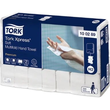 Tork Xpress H2 Essuie-mains interfoliés blanc