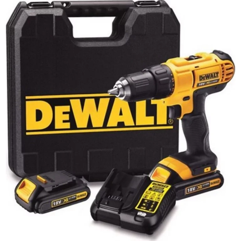 DEWALT Perceuse-visseuse 18V XR avec 2 batteries 1,5 Ah
