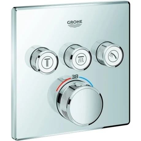 Grohe Grohtherm SmartControl 3 sorties Chrome brillant