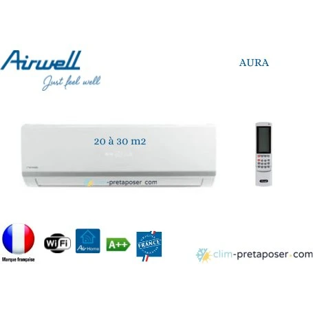 Airwell AW-HDLW009-N91 - Climatiseur réversible murale