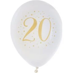 Badaboum Ballon 30 ans x8 pièces 23 cm