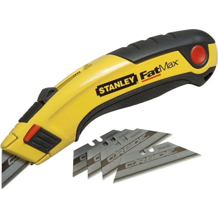 Stanley FatMax 7-10-778 Couteau à lame rétractable + 5 lames carbure