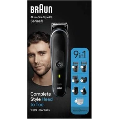 Braun MGK5411 Multigroomer Noir/Bleu