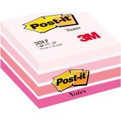 3M Post-it Note Cube 76x76 Rose Pastel