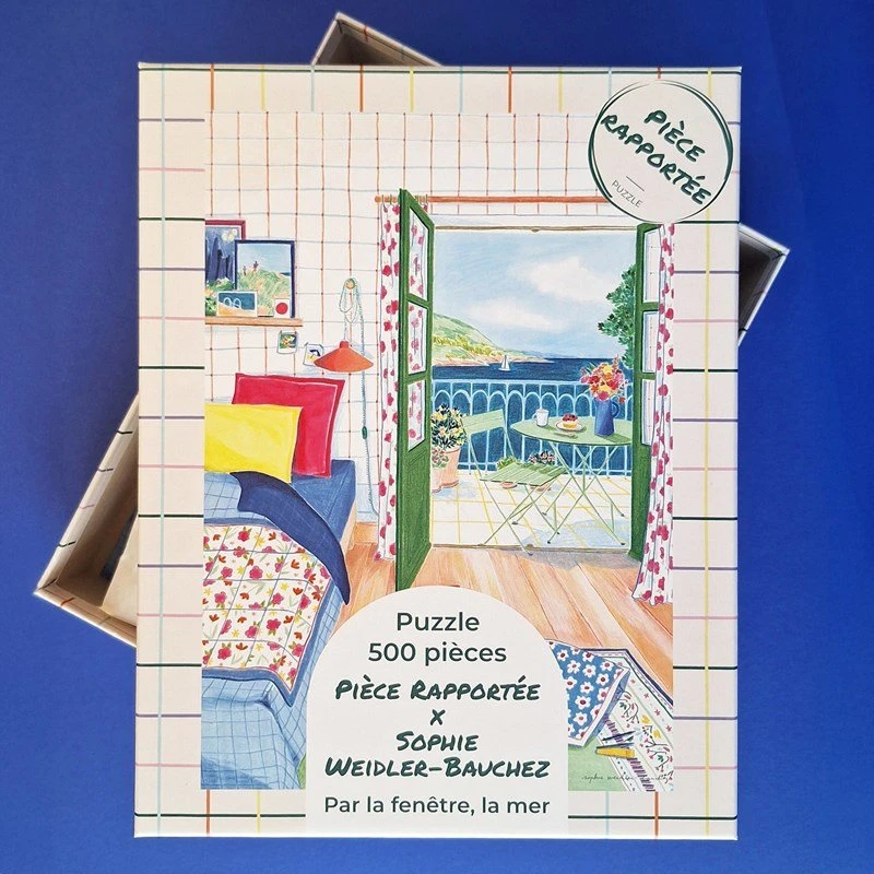 Sophie Weidler Bauchez - Puzzle 500 pièces Par la fenêtre, la mer