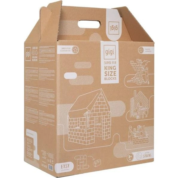 GIGI bloks 200XXL - 200 briques en carton