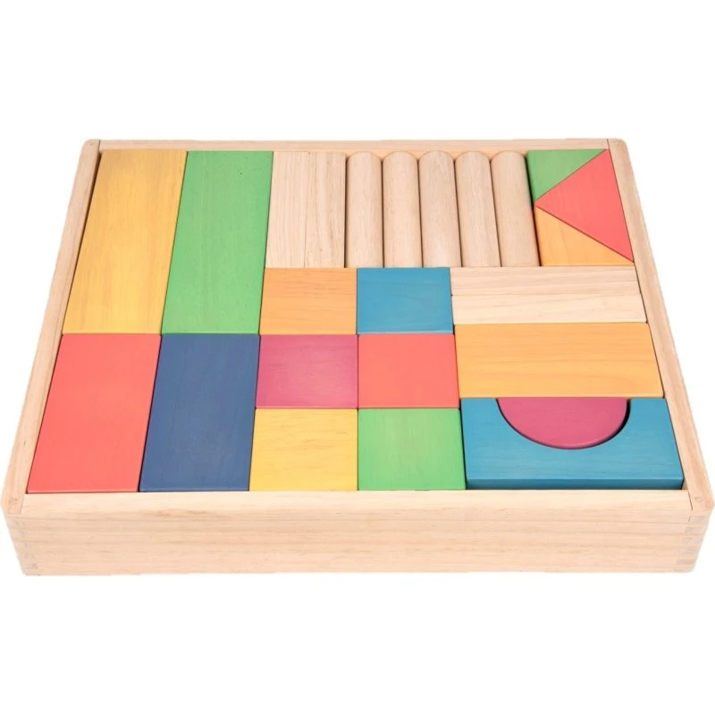 TickiT Blocs en bois géants arc-en-ciel 54 pièces