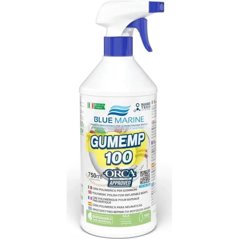 Blue Marine Gumemp 100 750 ml – Lustrant Polymère pour Néoprène et PVC