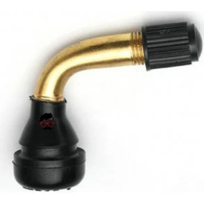 PVR50 Valve Tubeless Courbée 90° Noir Cuivre